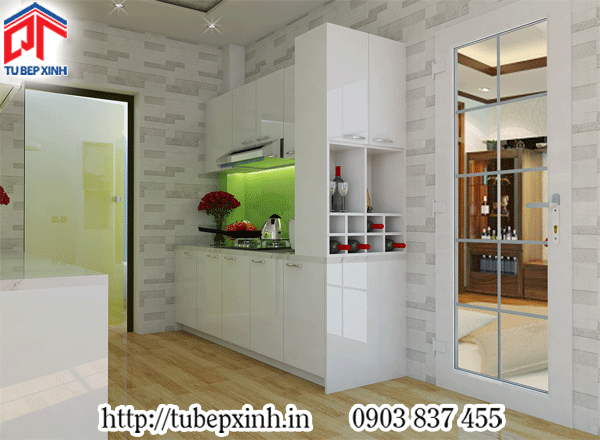 mẫu thiết kế bếp hiện đại và tinh tế tủ bếp song song