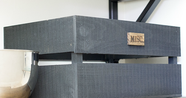 Wood Burned Pantry Storage The Inspired Hive