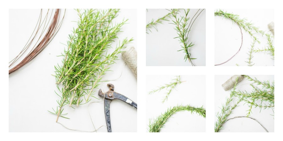 Corona de romero diy