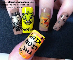nail olds nails cool lion king painted