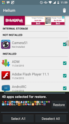 Backup Aplikasi Android