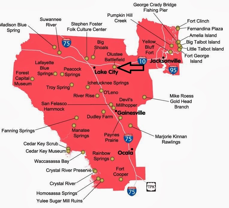 JimBob's Florida State Parks Olustee Battlefield Northeast Region