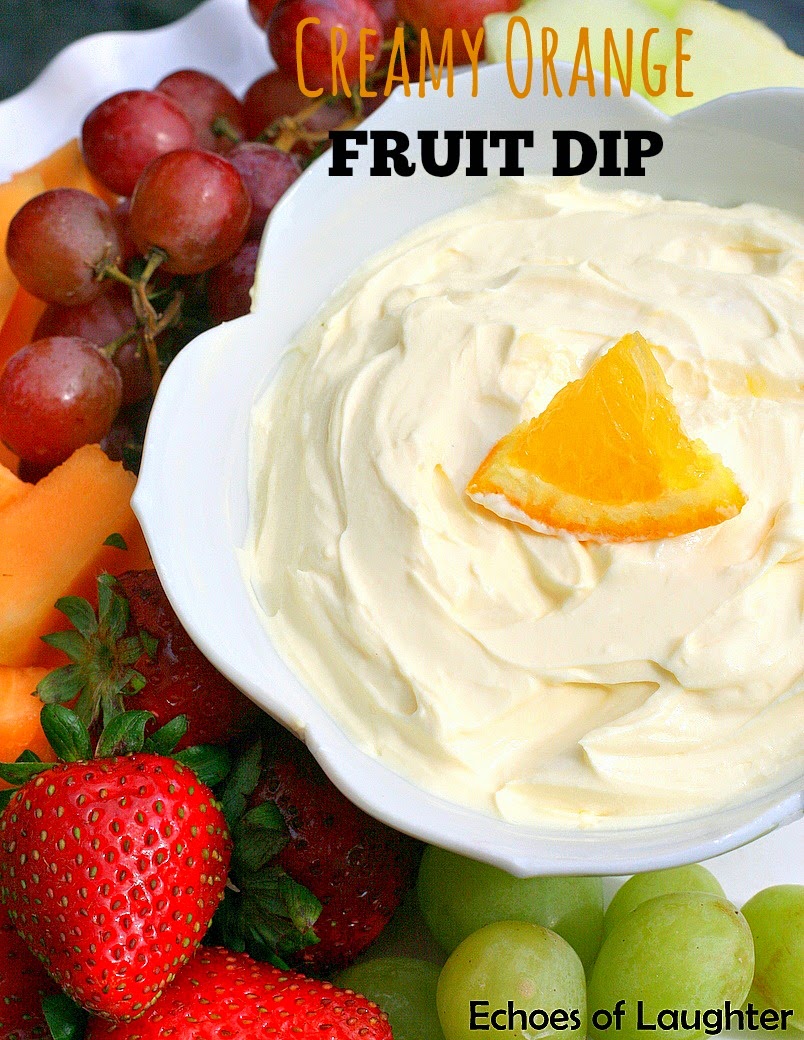 Creamy Orange Fruit Dip {Easy Recipe for Kids!} - Echoes of Laughter