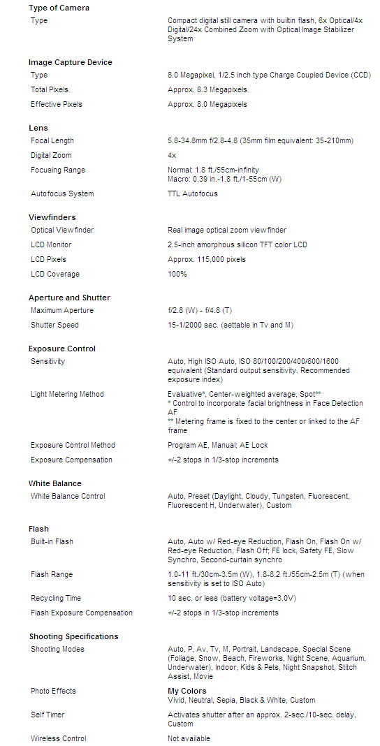 Powershot A75 Canon Camera Manual