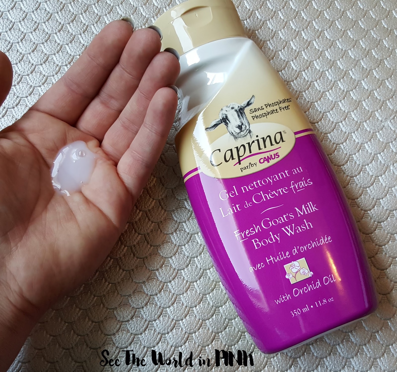 Caprina Fresh Goat's Milk Body Wash with Orchid Oil - Shop Body