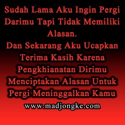 Puisi Mantan Penghianat
