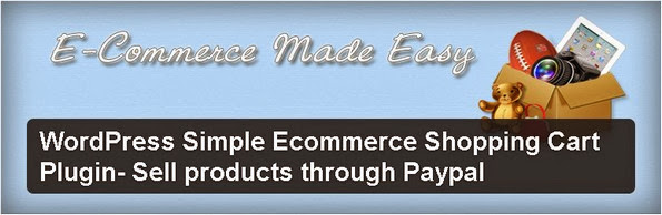 Simple Ecommerce Shopping Cart WordPress plugin
