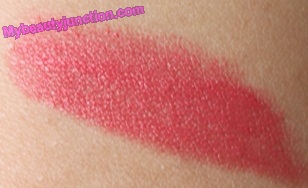 Too Faced La Creme lipstick in Coral Fire review, swatches