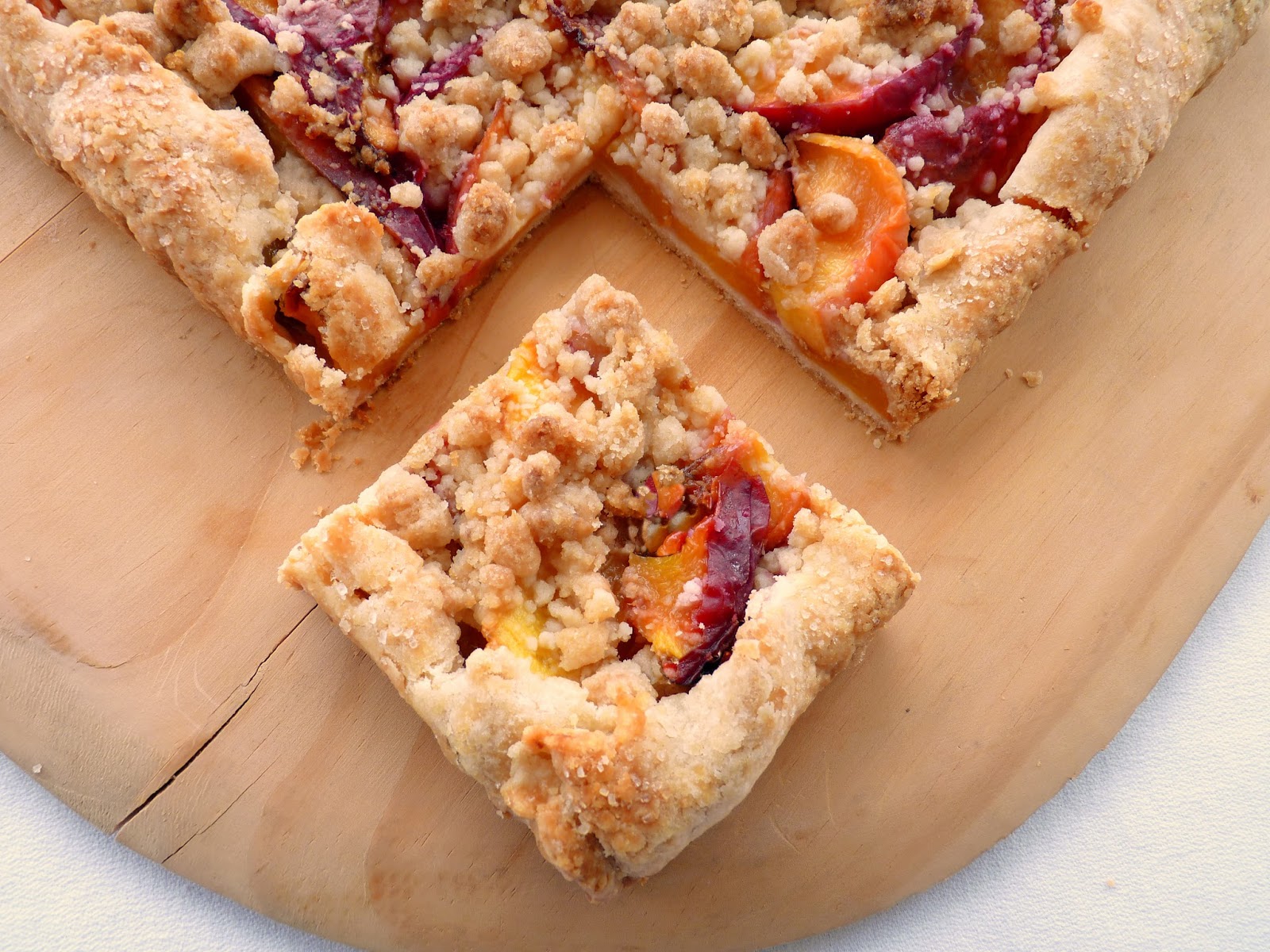 pastry studio Nectarine Crumb Tart
