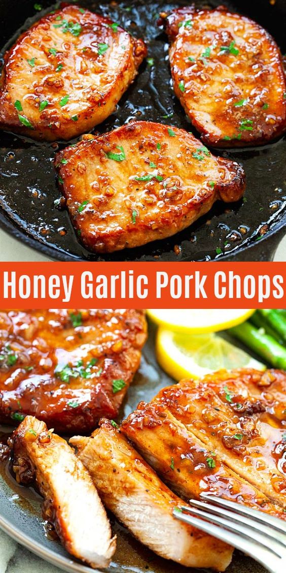 Honey Garlic Pork Chops - The Healthy Recipes Breakfast