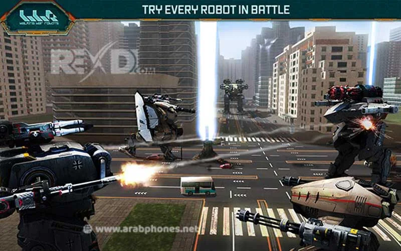 تحميل لعبة war robots مهكرة اخر اصدار للاندرويد