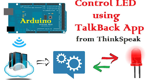 #11 Arduino Mega: TalkBack Application to Control LED - ThinkSpeak Server