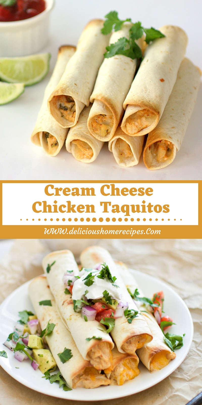 Cream Cheese Chicken Taquitos Cream Cheese Chicken Taquitos