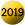 year 2019 icon