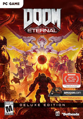 Doom Eternal Game Cover Pc Deluxe Edition