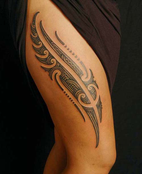 kadın üst bacak tribal dövme woman thigh tribal tattoo kadın üst bacak tribal dövme woman thigh tribal tattoo