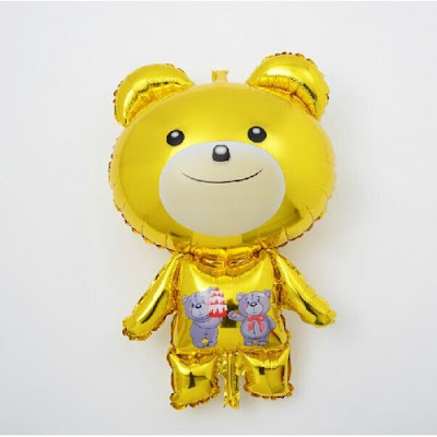 Balon Foil Karakter Teddy Bear Kuning Balon Foil Karakter Teddy Bear Kuning