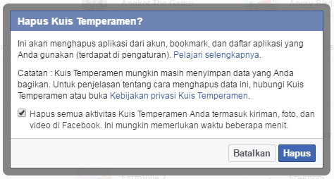 delete fb Cara Menghapus Aplikasi yang Terpasang di Facebook