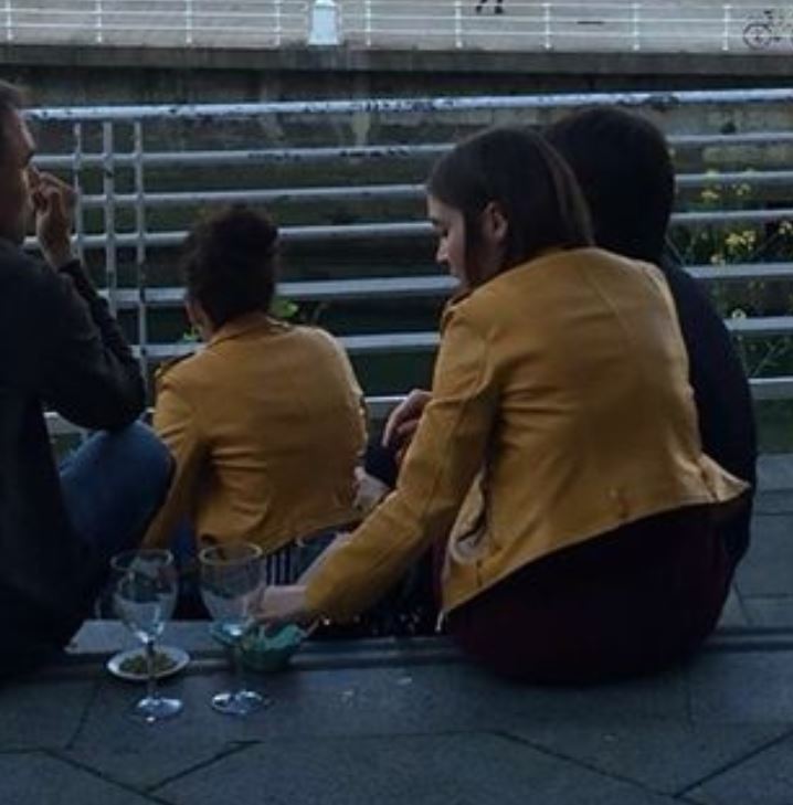 CHAQUETA AMARILLA POLIPIEL