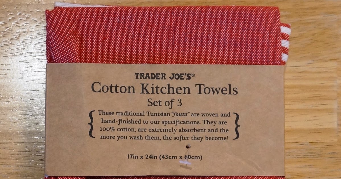 Exploring Trader Joe's Trader Joe's Cotton Kitchen Towels