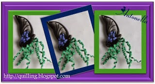  Check out this fun Quilling, Paper Filigree project. This cute witches hat with green hair from Antonella at www.quilling.blogspot.com