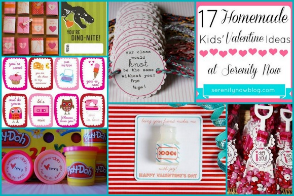 Homemade Valentine Ideas for Kids, Serenity Now blog