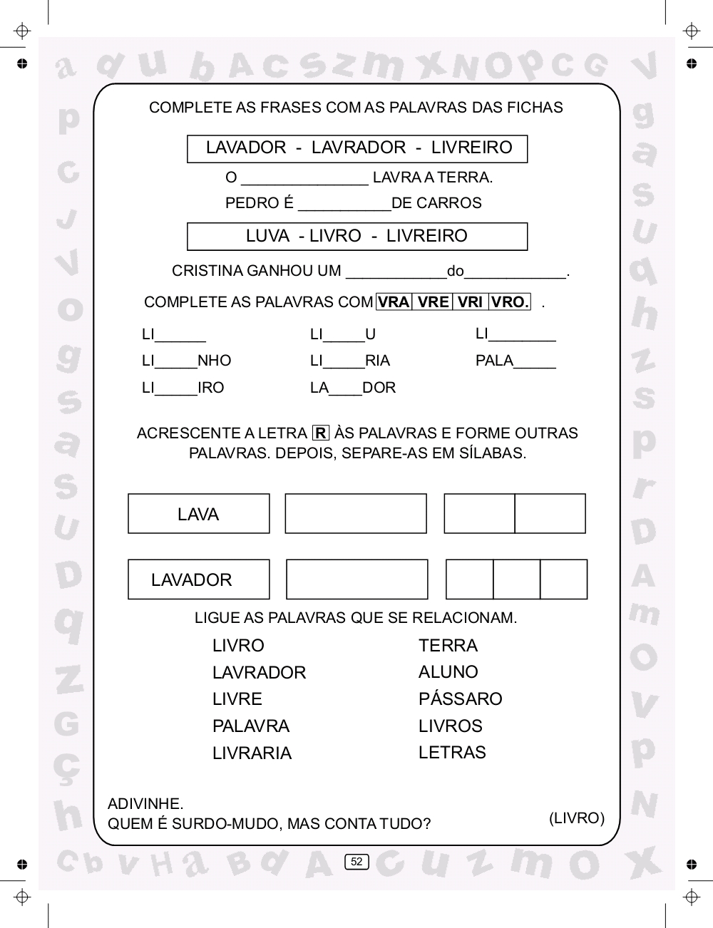 Ciranda das Sílabas Volume 6 Parte 2 Ciranda das Sílabas Volume 6 Parte 2