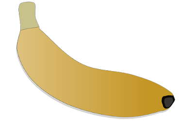 clipart buah pisang