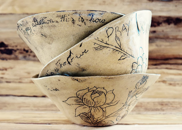 Galia Alena mixed media art and ceramics