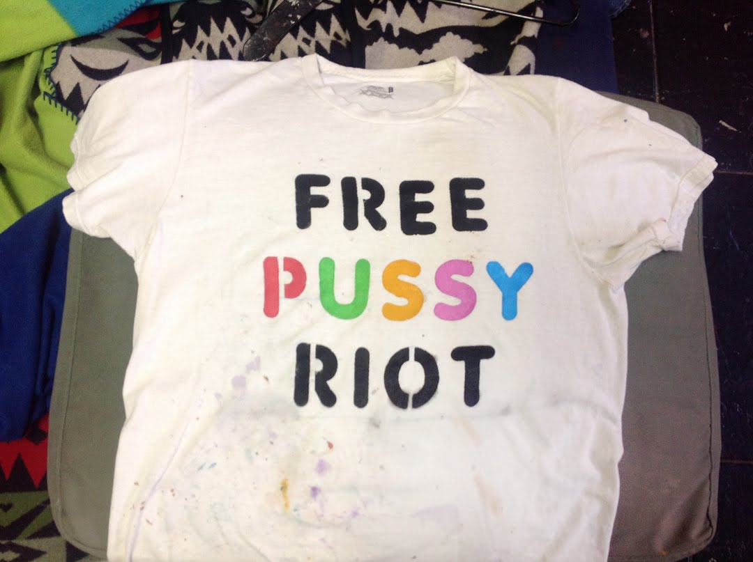 FREE PUSSY RIOT! I'll be wearing this under my nice ironed interview ...