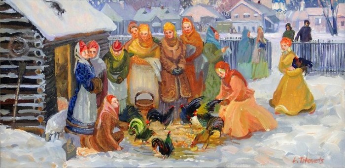 Российская художница. Люба Титовец