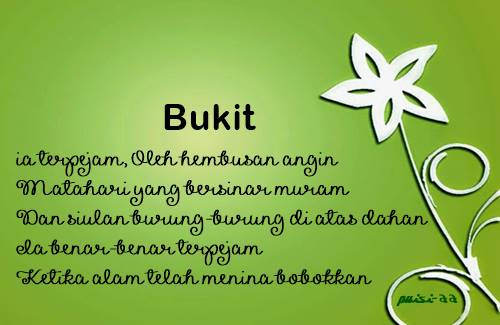 Keindahan Puisi Pendek Tentang Alam