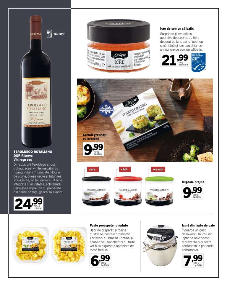 CATALOG LIDL CRACIUN DELUXE Noiembrie Decembrie 2018. Brosura cu
