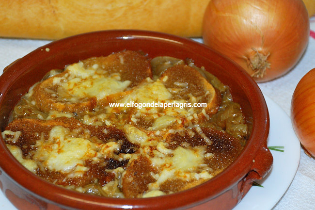 Sopa francesa de cebollas Sopa francesa de cebollas