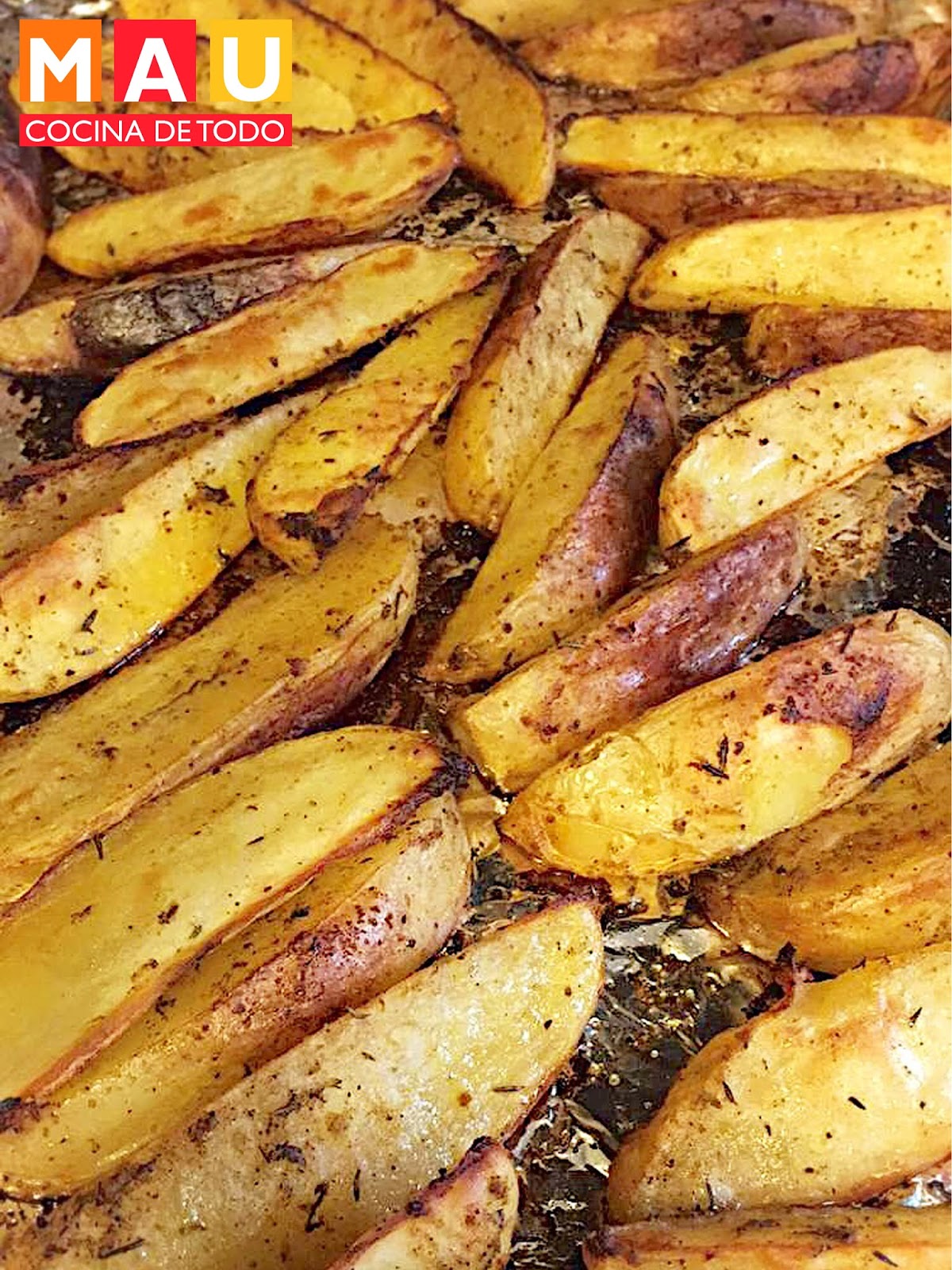 Mau Cocina de Todo Papas a la Francesa Horneadas