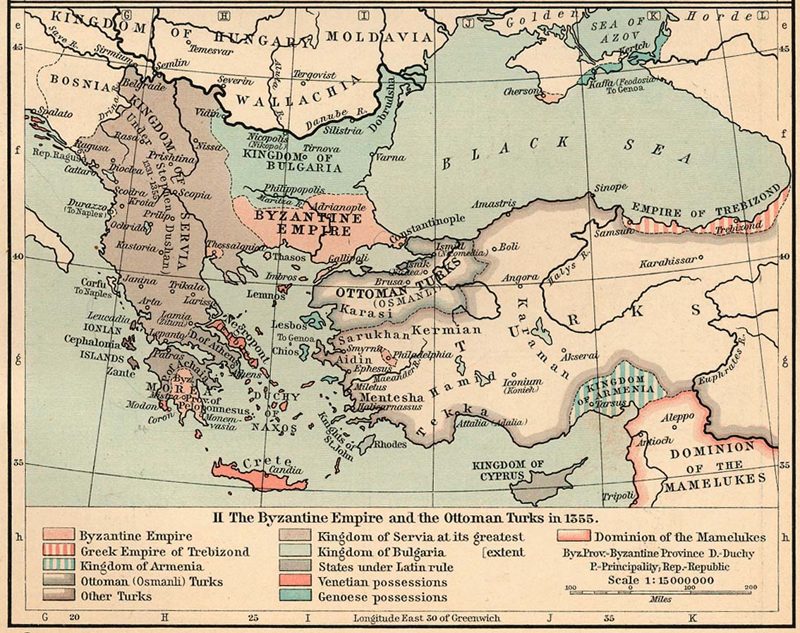 Verbazingwekkend Wereldkaart: Kaart Ottomaanse Rijk, Turkije EO-49