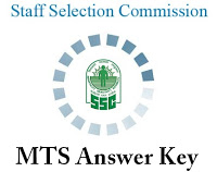SSC MTS Exam Answer Key SSC MTS Exam Answer Key