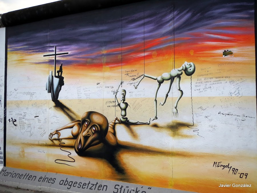 Muro de Berlín. Berlin wall. East Side Gallery