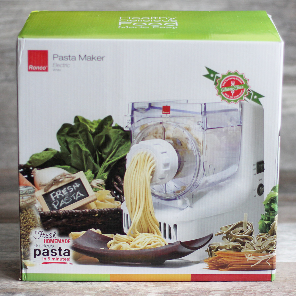 Automatic Pasta Maker Machine Ronco Pasta Maker 5 Types of Pasta Noodle Dies 