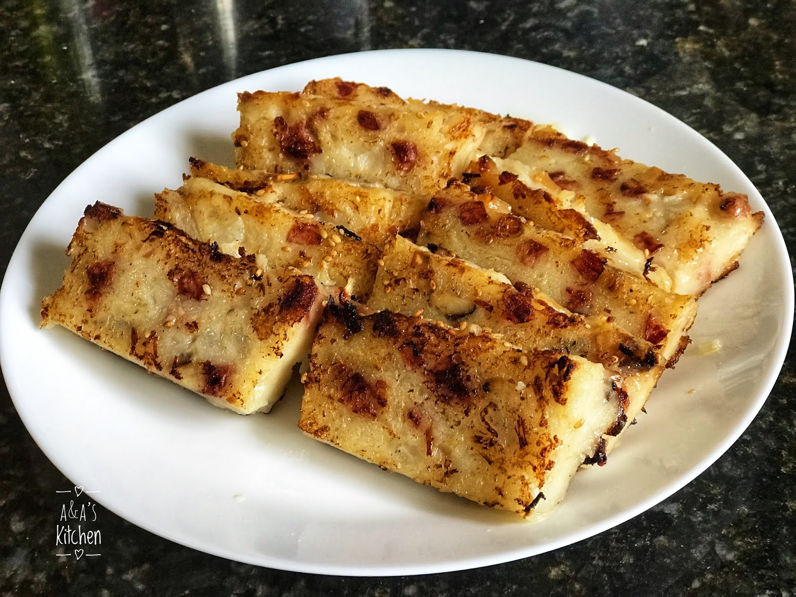 Turnip Cake (港式臘味蘿蔔糕) Updated Instant Pot Method
