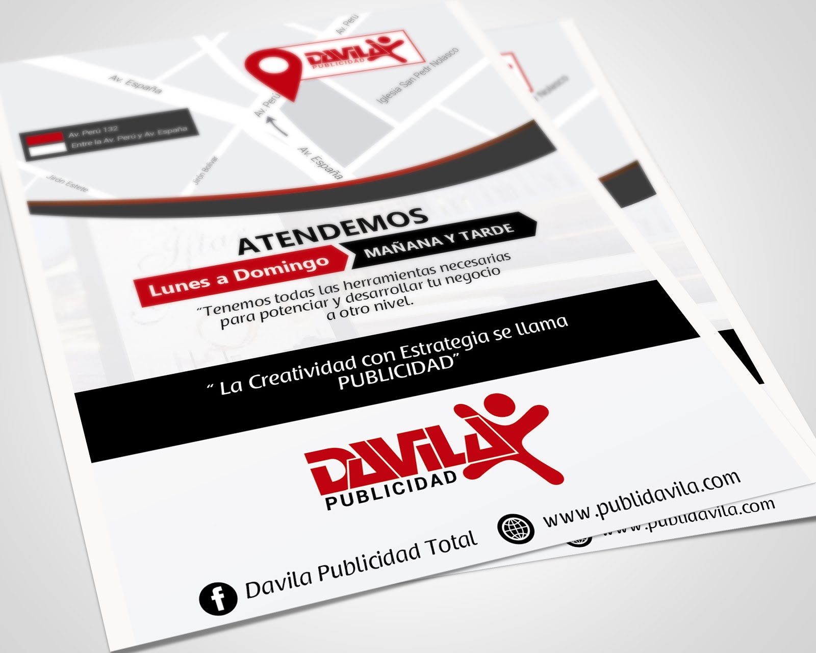 Dávila Publicidad Total - Diseño de Flyers Dávila Publicidad Total - Diseño de Flyers