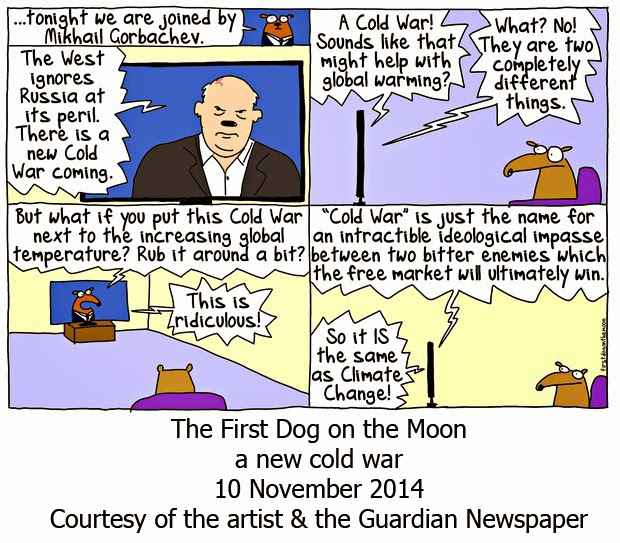 The Ex Expat Has The First Dog on the Moon slipped his leash?