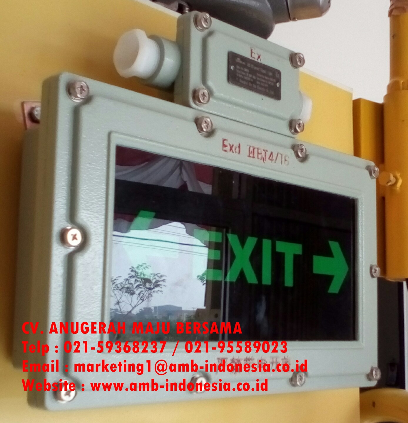 Qinsun Led Explosion Proof: Jual Lampu Led Emergency Exit Lamp