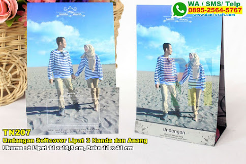Undangan Softcover Lipat 3 Nanda Dan Anang
