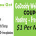 GODADDY HOSTING COUPON - GET HOSTING PLUS FREE DOMAIN IN JUST $1 PER MONTH