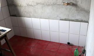 A good start made on the second wall A good start made on the second wall