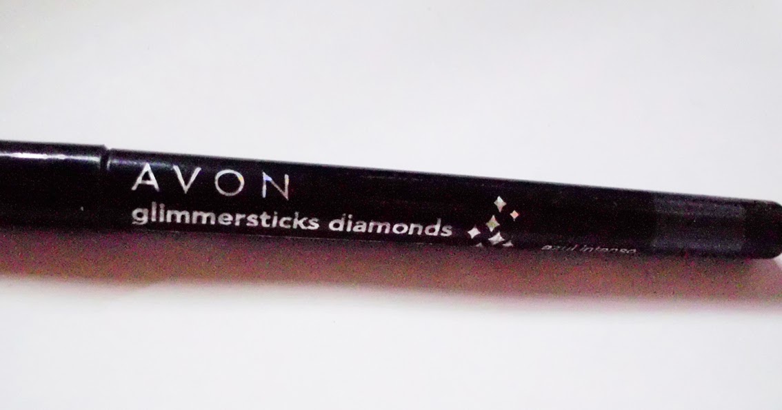 Ariane Rodrigues Lápis Delineador Azul com glitter Avon