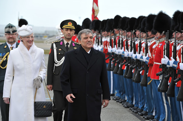 President Abdullah Gül, accompanied by First Lady Hayrünnisa Gül, has arrived in Denmark to pay a state visit at the invitation of Her Majesty Queen Margrethe II.
