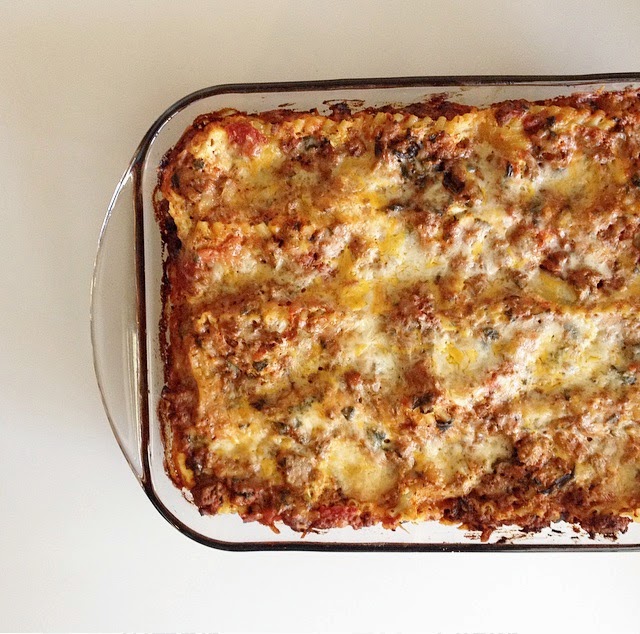 Southern Fryed Bliss: Spinach & Beef Lasagna