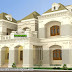 Colonial 4000 sq-ft home plan with 4 bedrooms
